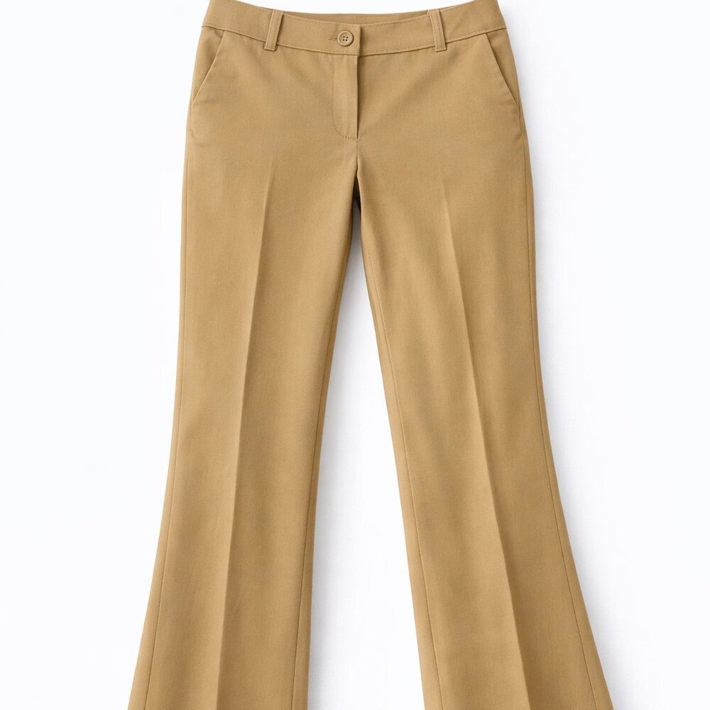 Tan, Business Casual Tan Cargo Pants for Work, Size Medium